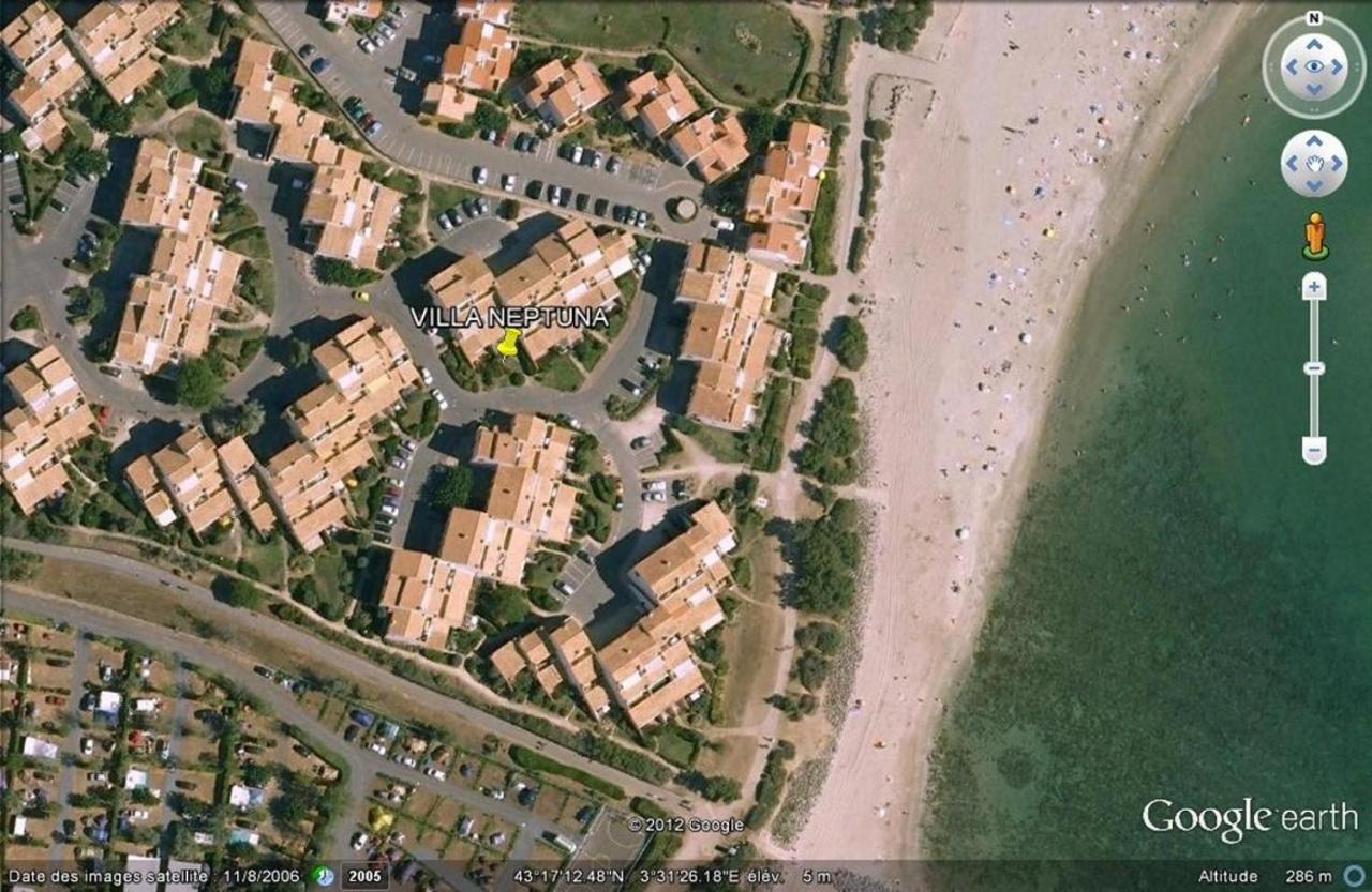Cap D'Agde, Appartement Bord De Mer, 50 M Plage De La Roquille, Climatise Et Wifi, ภายนอก รูปภาพ
